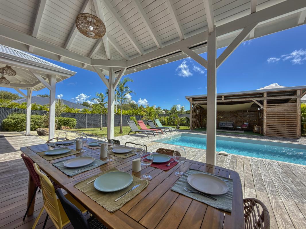 11.Location villa avec piscine Saint François Guadeloupe